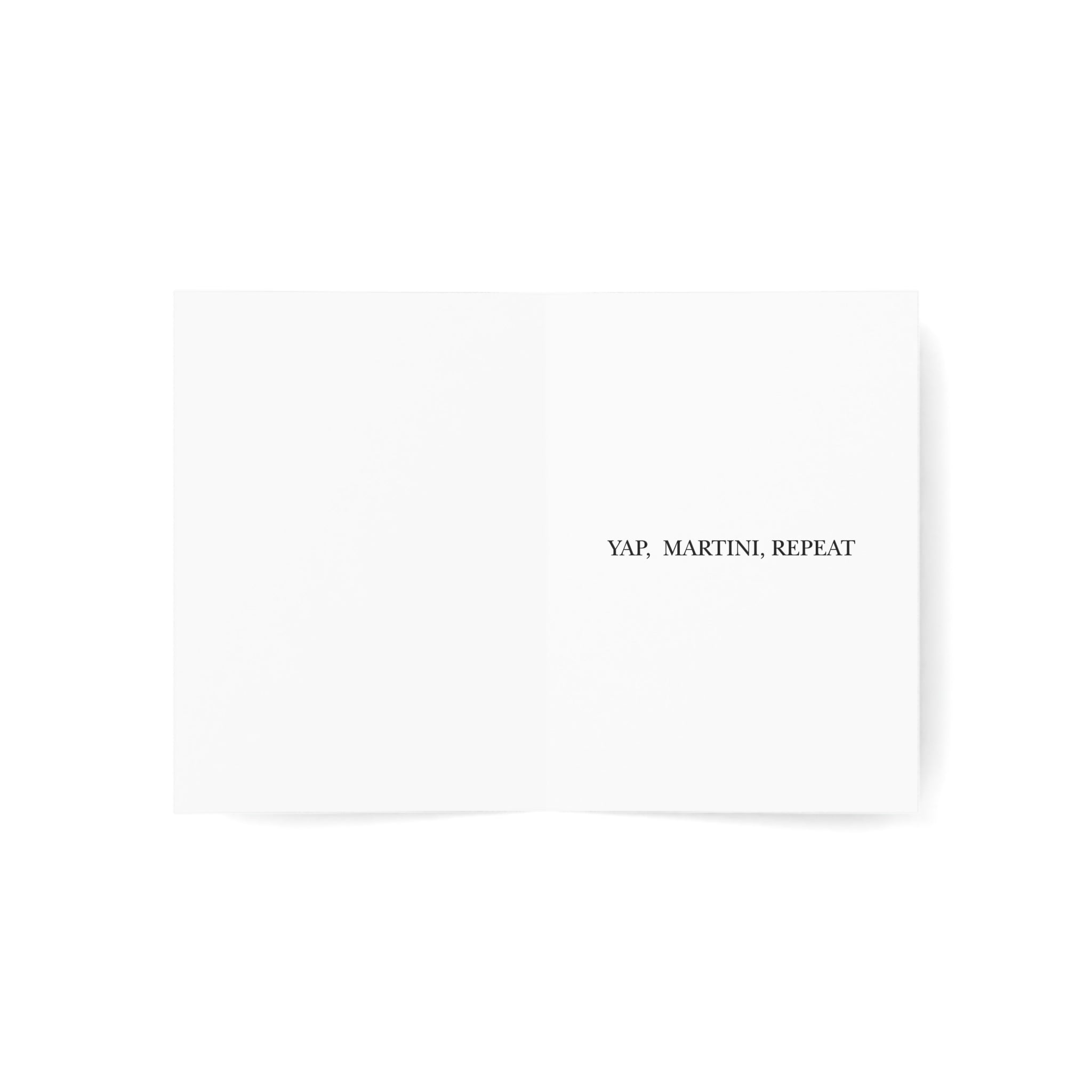 Collage 'Breaking News We're Just Girls' Greeting Card — Feminine Pop Art Card (Sets of 1, 10, 30, 50)