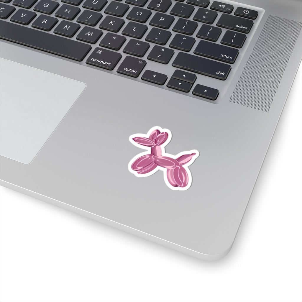 Y2K Pink Balloon Dog Sticker | Kiss-Cut Vinyl Sticker