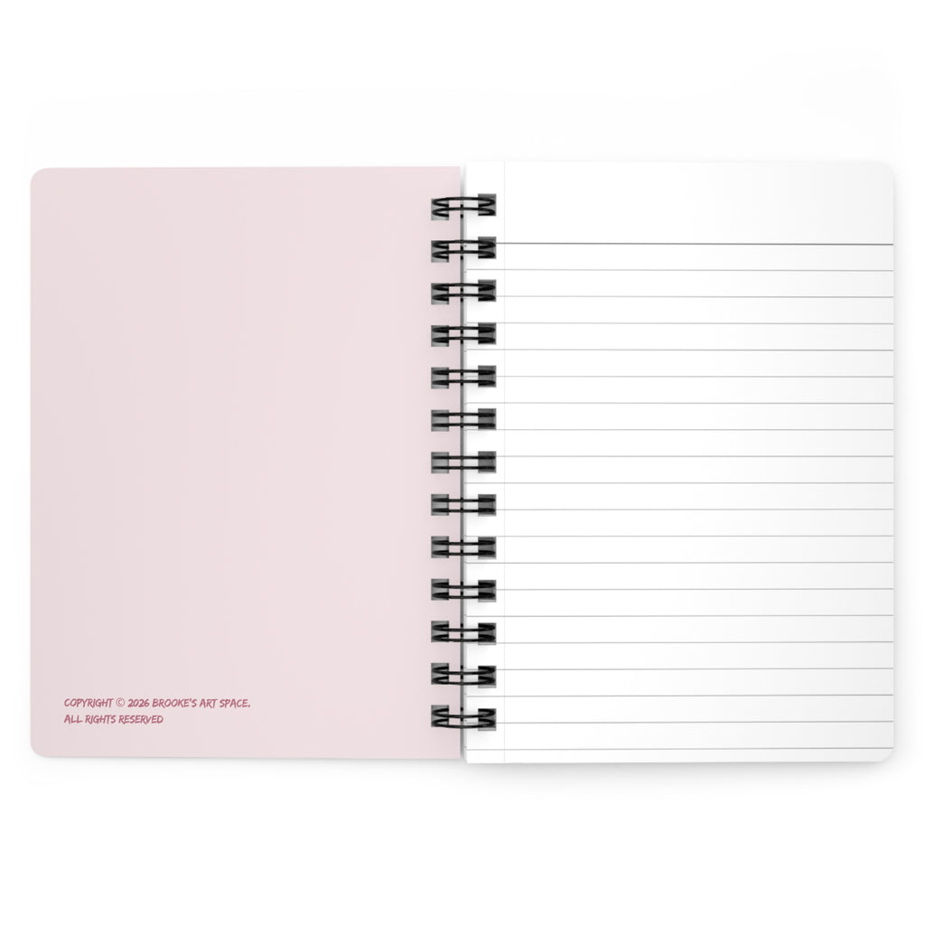 Book of Screams Spiral Journal | Ghost-Face Floral Dagger Notebook